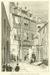 Esperimento del barometro ad acqua, fatto a Rouen nel 1646